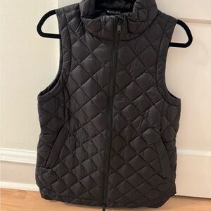 Athleta black Quilted Vest never worn
